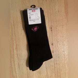 Kaws x Warhol black socks